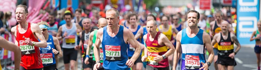 Runs, walks, cycles and swims