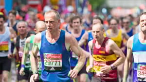 Runs, walks, cycles and swims