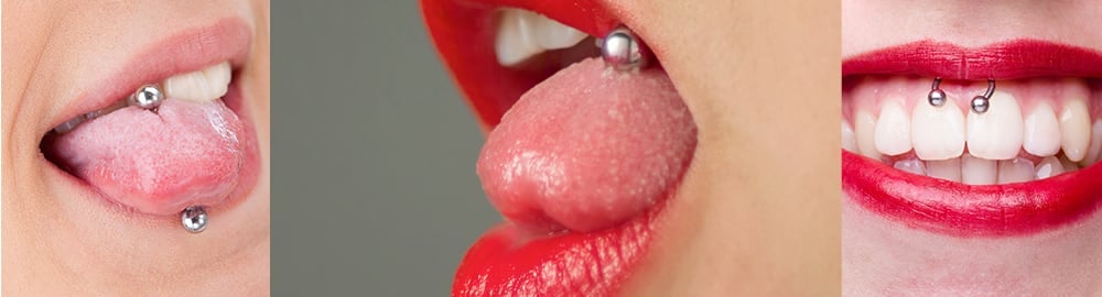 Oral piercings